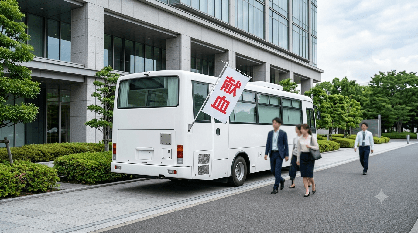 【PR】フィナステリドを飲んでいると献血できない?街で見かけた献血バスで初めて知った話